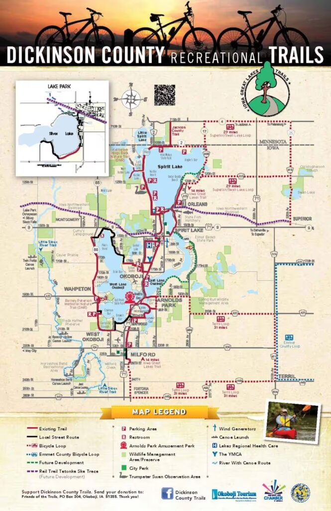 Okoboji Map