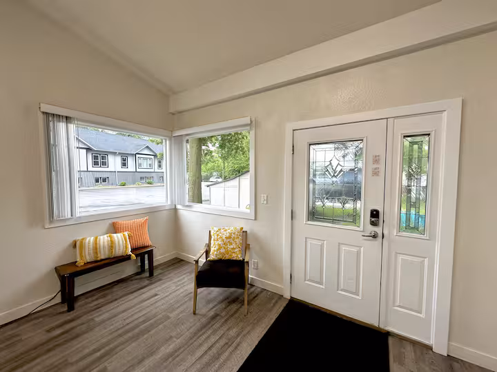 front door- yellow house