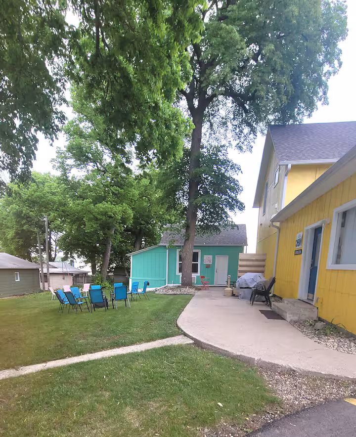 outside of cottage and cabin